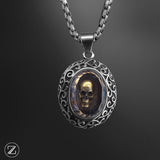 PENDENTIF MÉDAILLON SKULL : Zahros